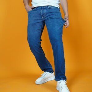 SLIM FIT TAPERED JEANS DOUBLE STON